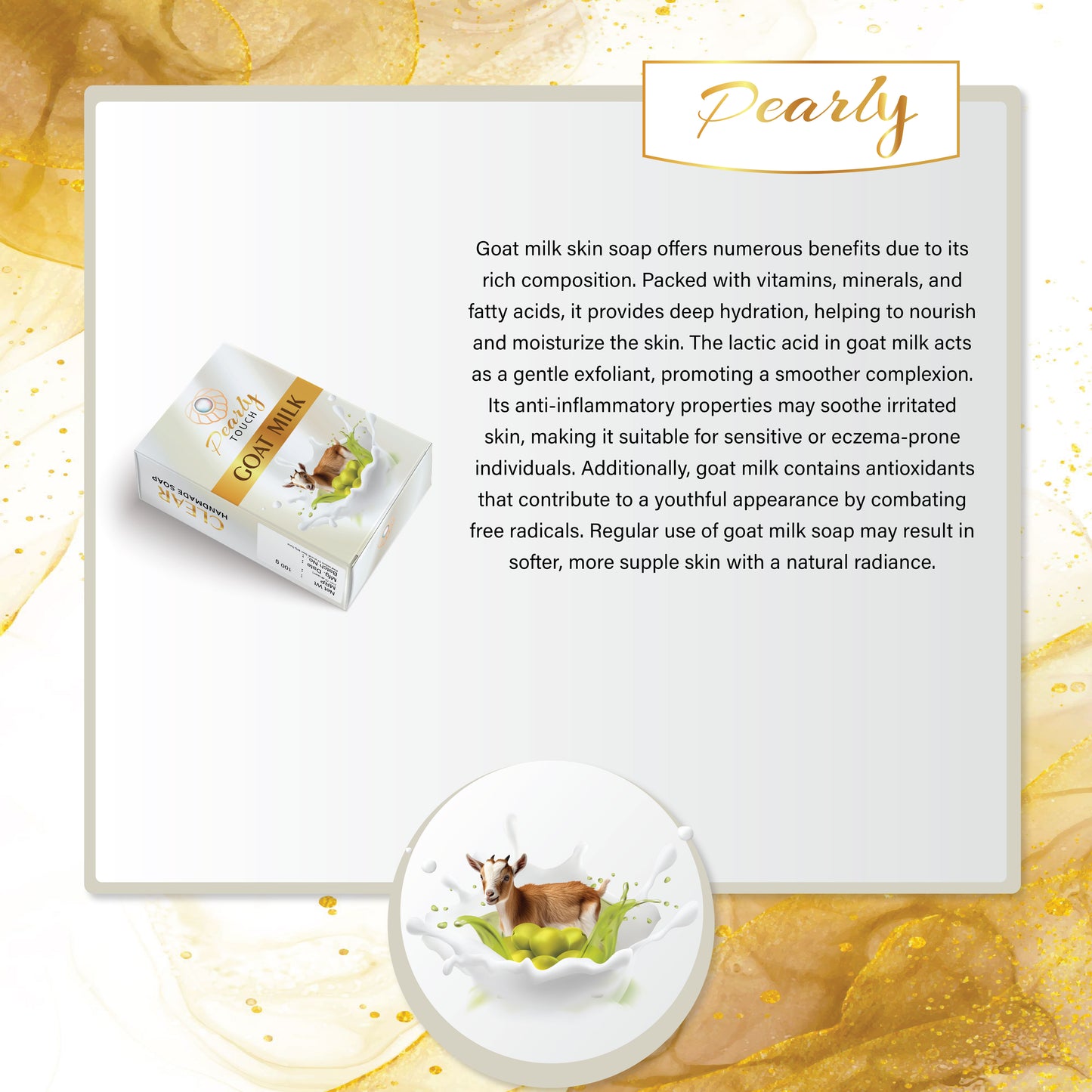 Goat Milk Soap Clear Based