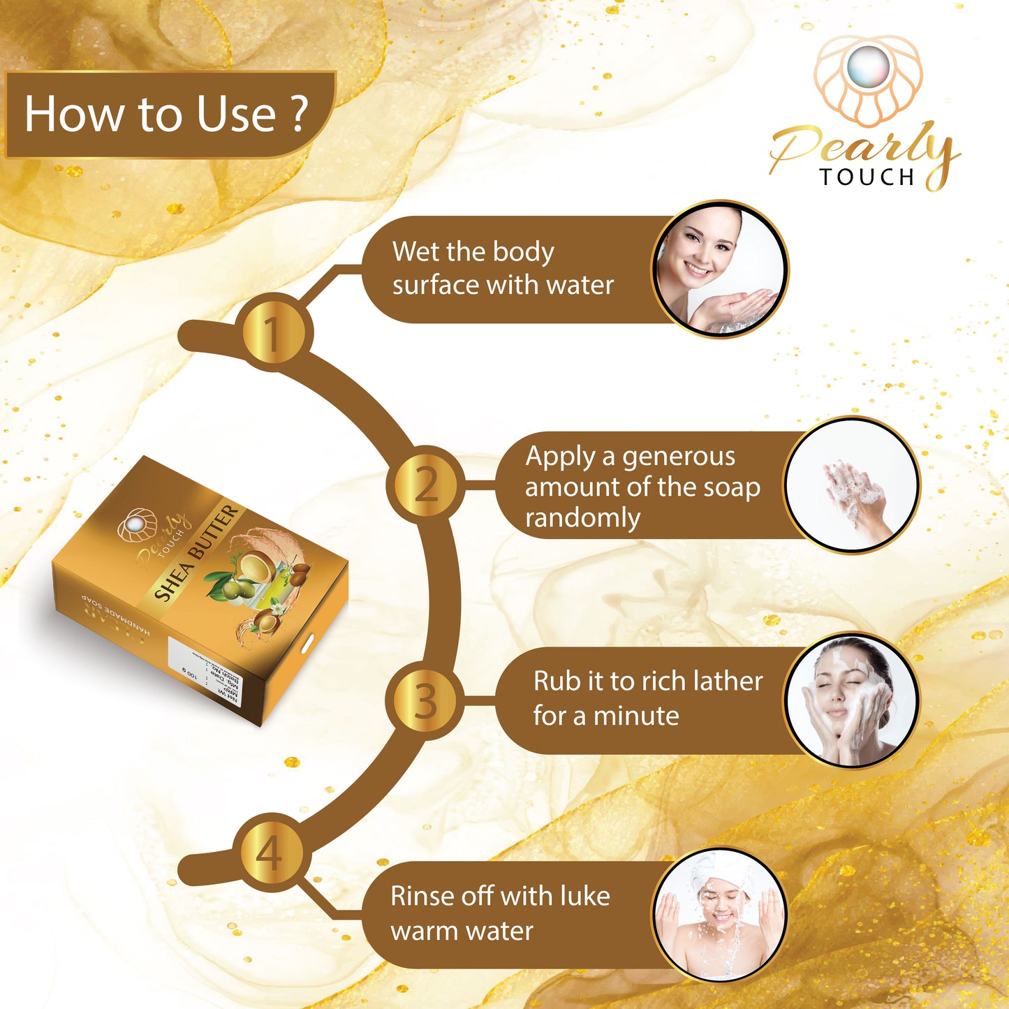 Shea Butter Soap Clear Based