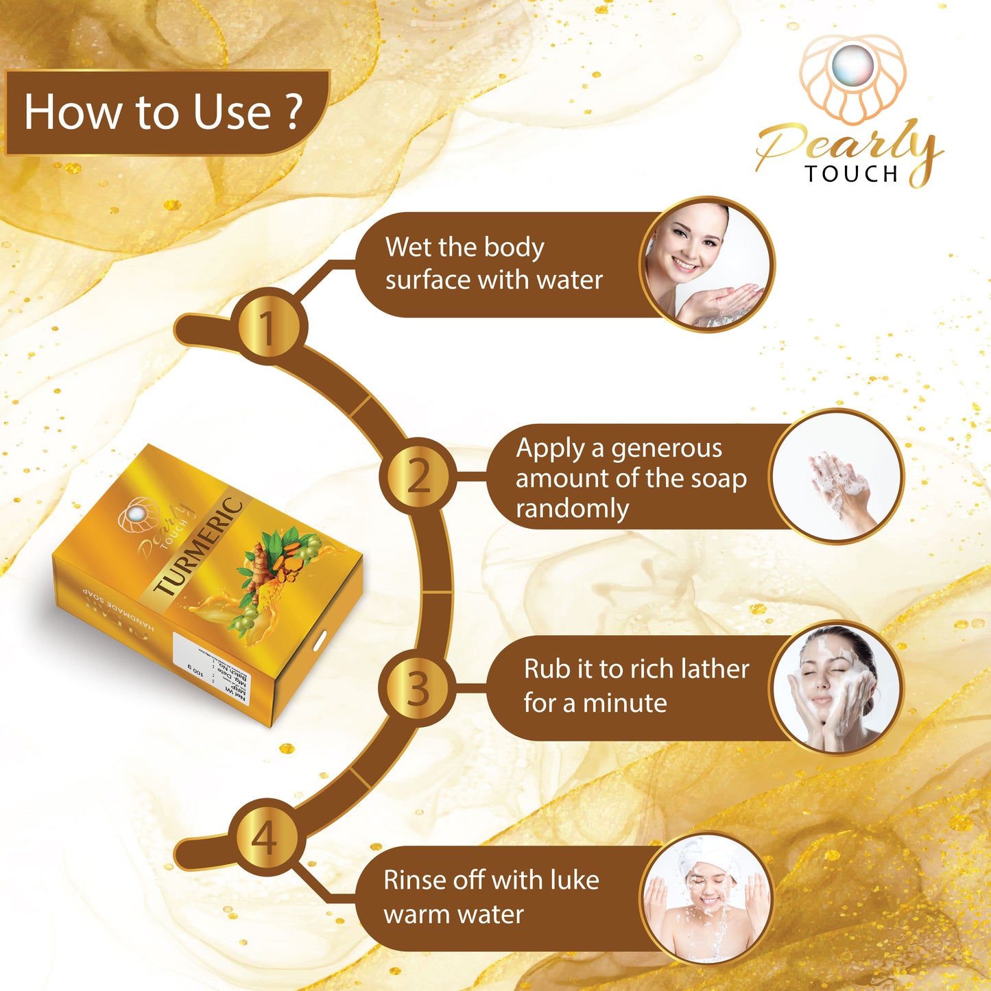 Turmeric Soap Clear Based