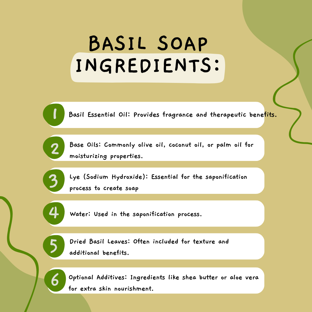 Natural Basil Soap