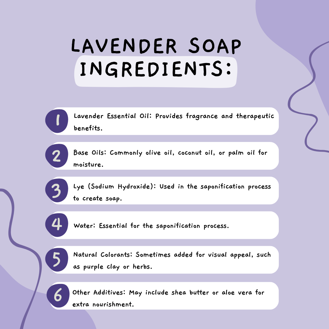 Natural Lavender Soap