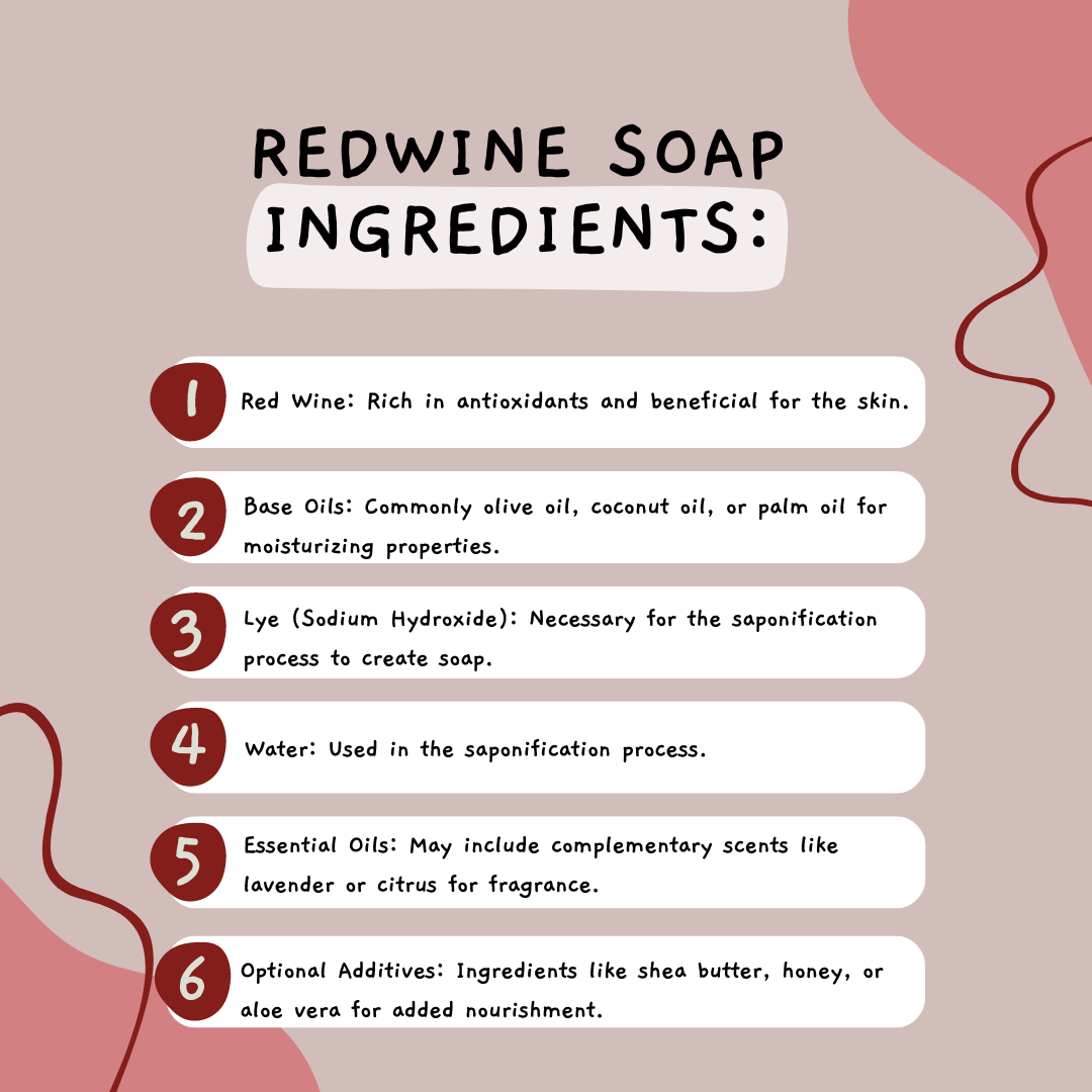Natural Red Wine Soap