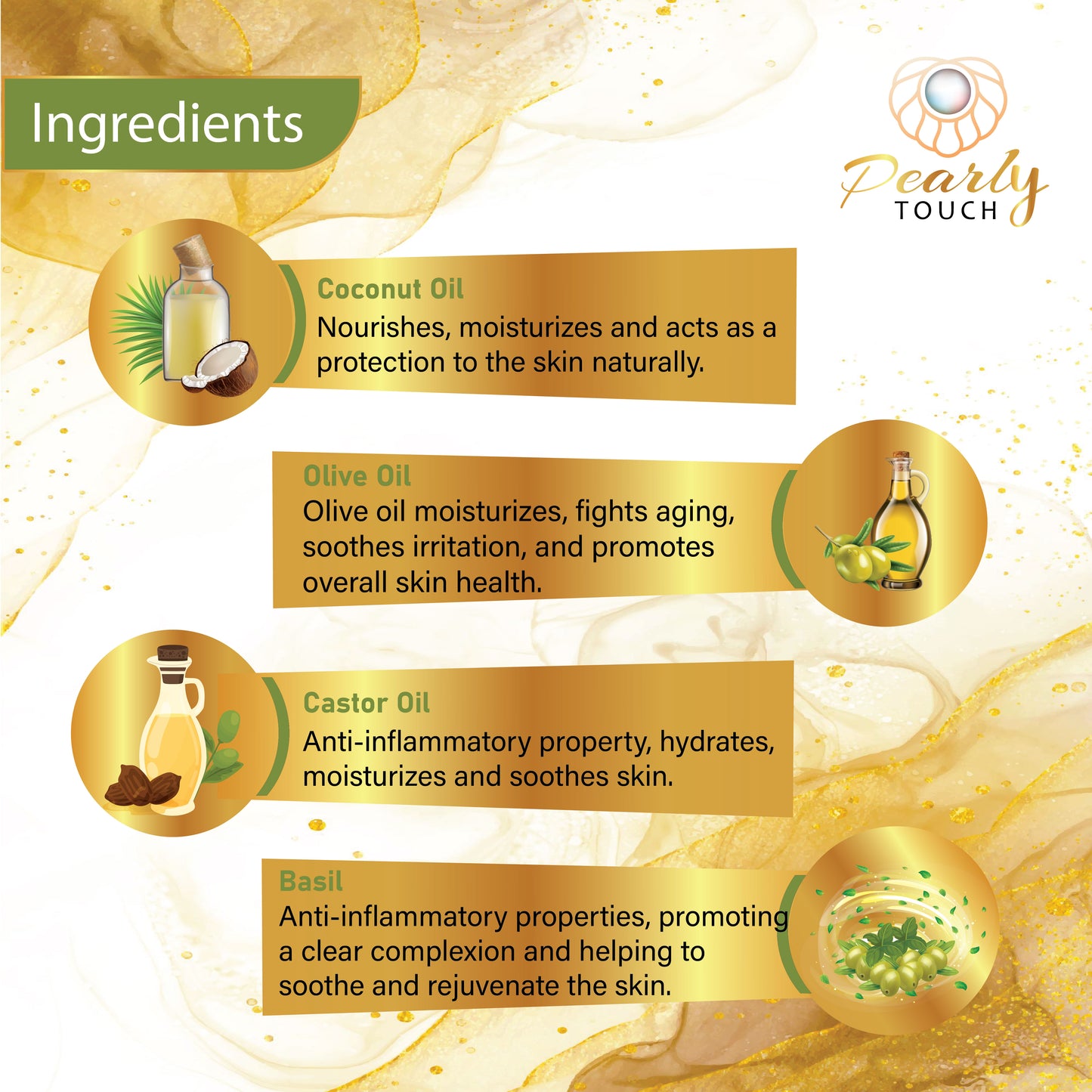 Basil Soap Clear Based