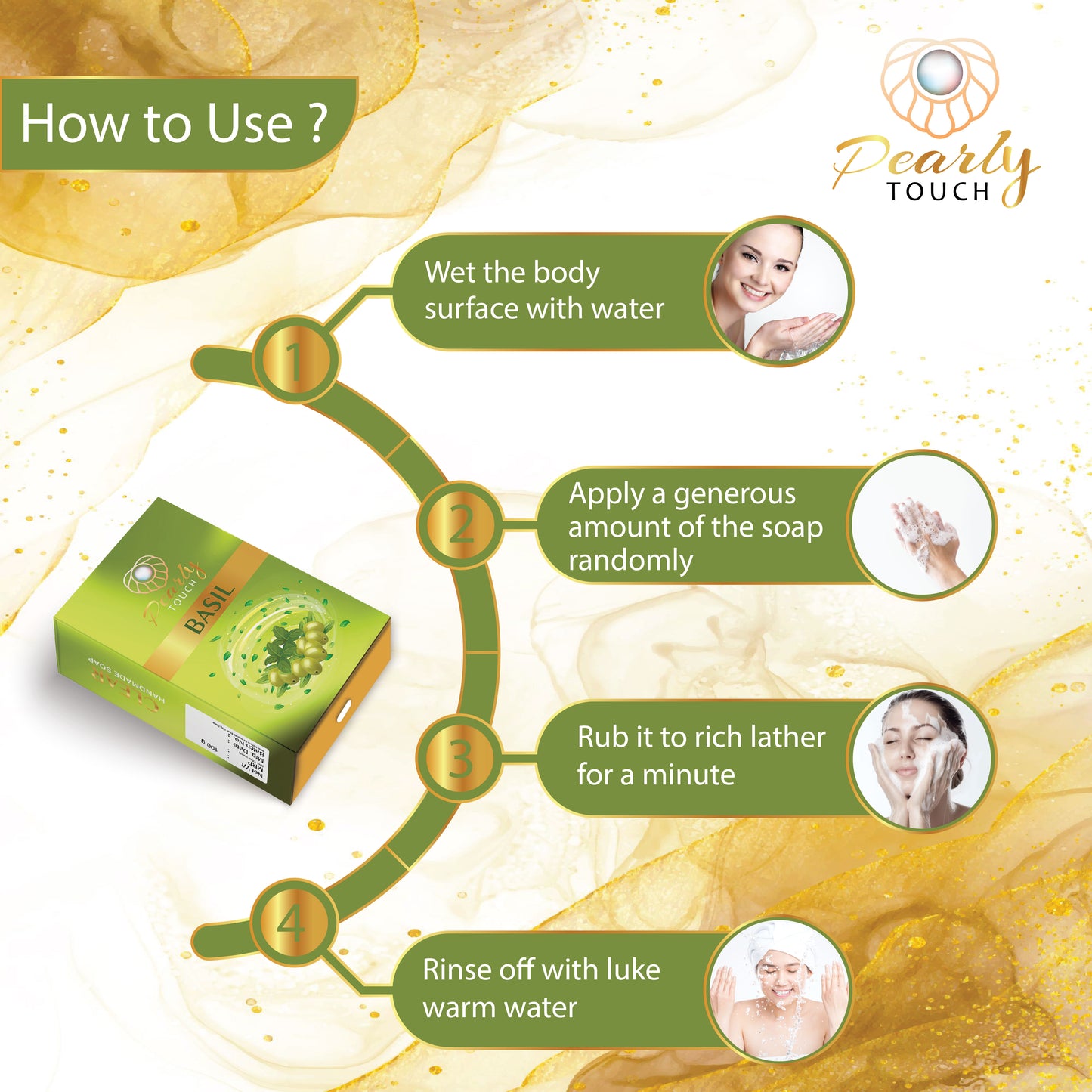 Basil Soap Clear Based