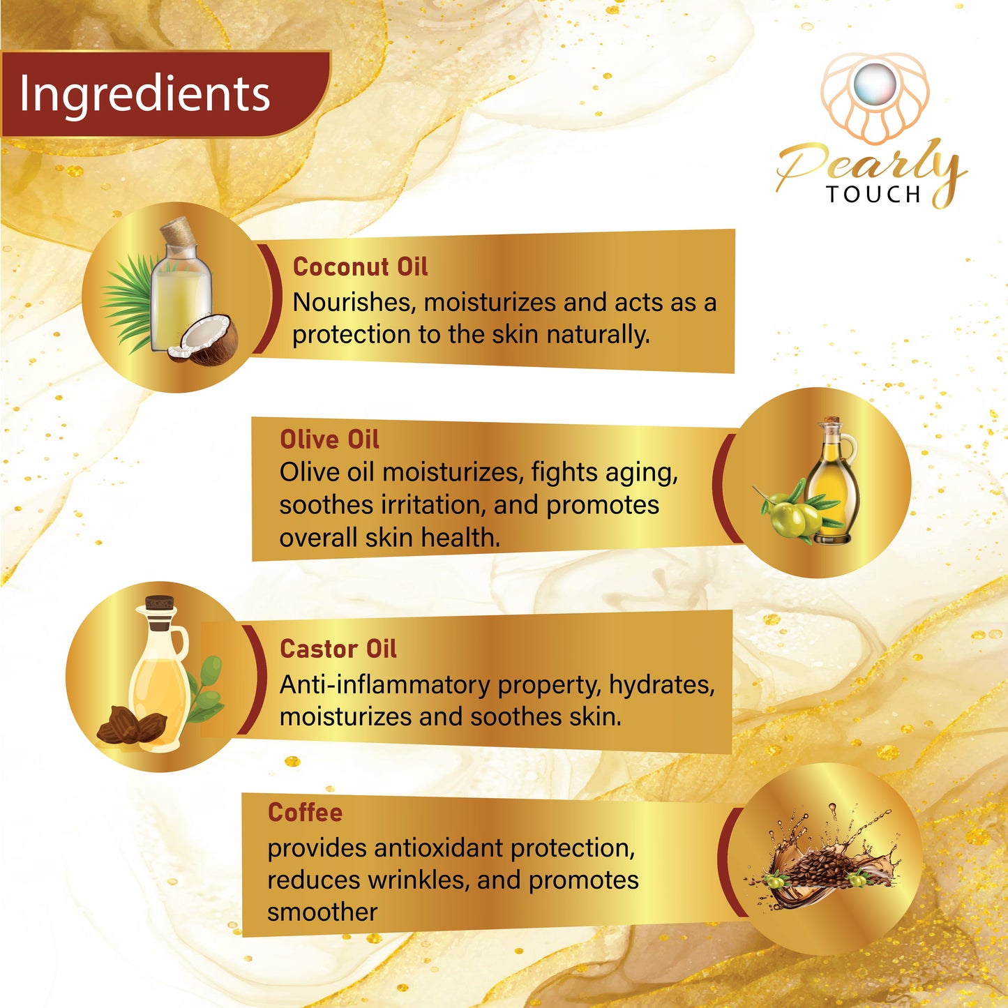 Coffee Soap Clear Based