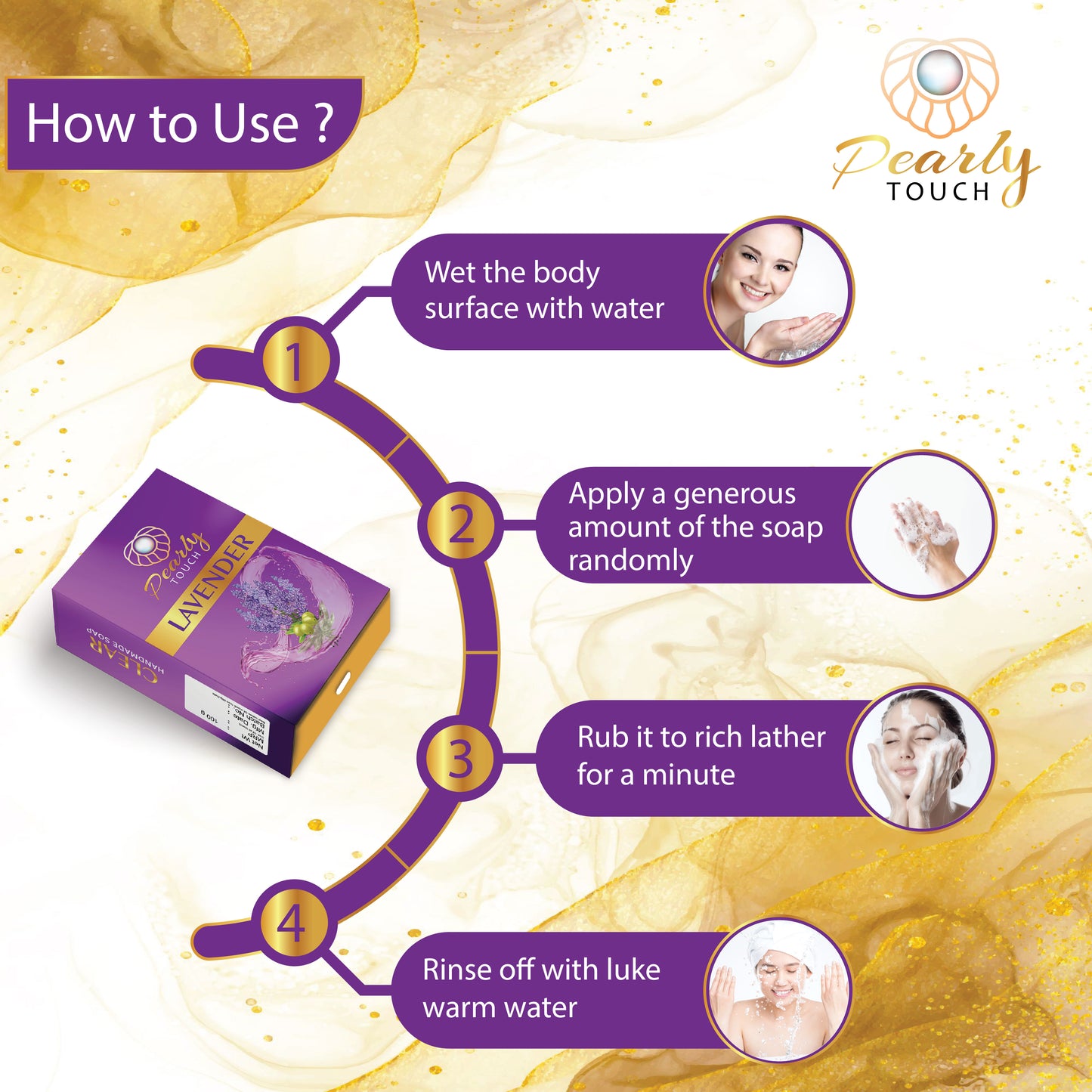 Lavender Soap Clear Based