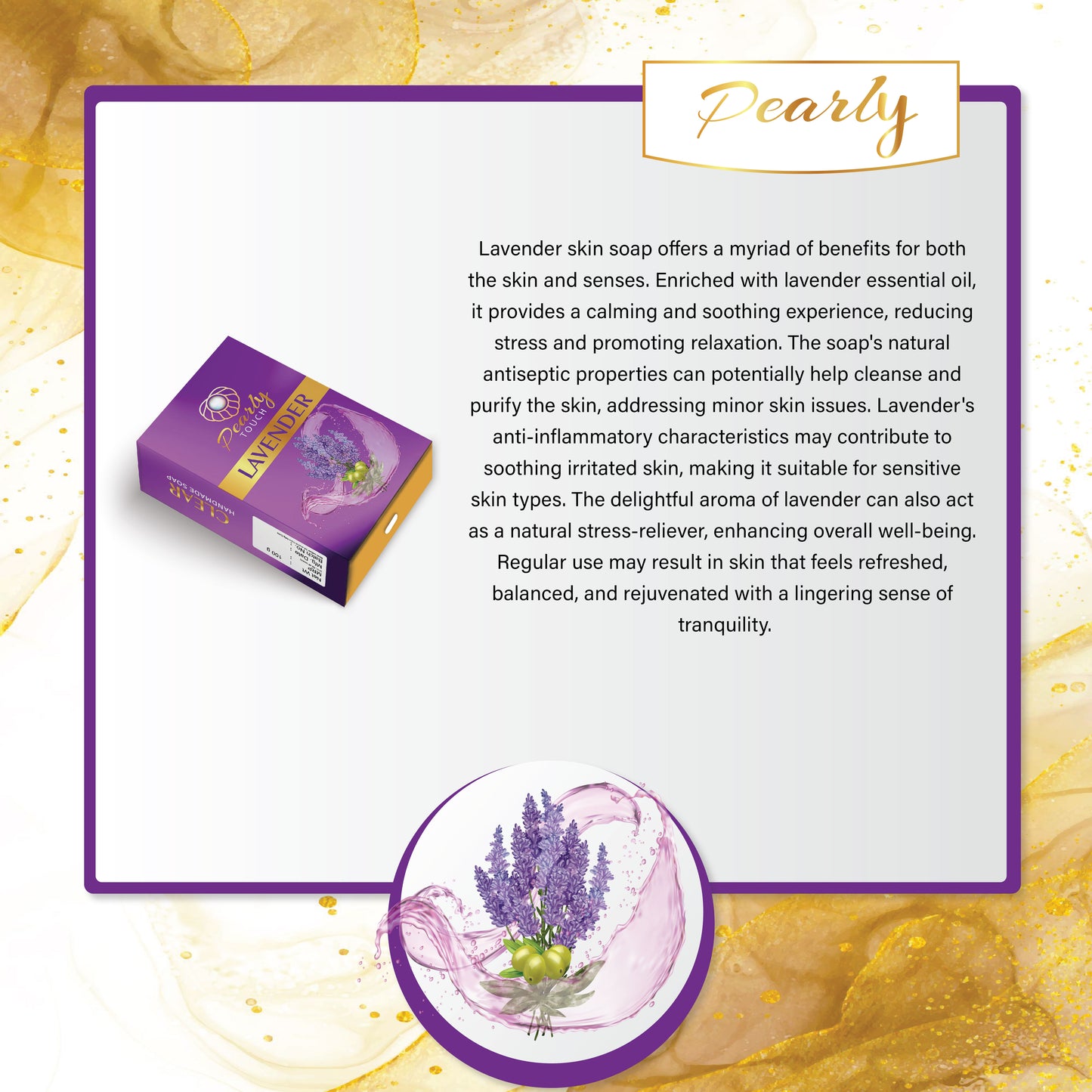 Lavender Soap Clear Based