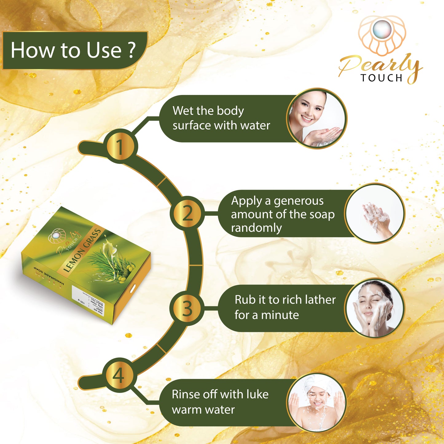 Lemon Grass Soap Clear Based