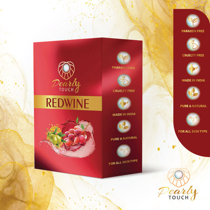 Red Wine Soap Clear Based