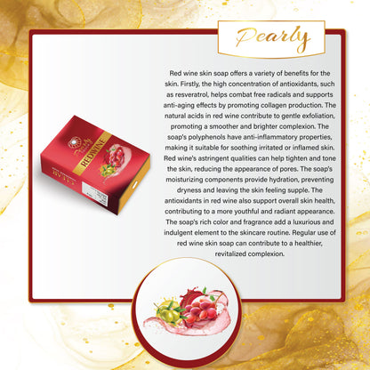 Red Wine Soap Clear Based