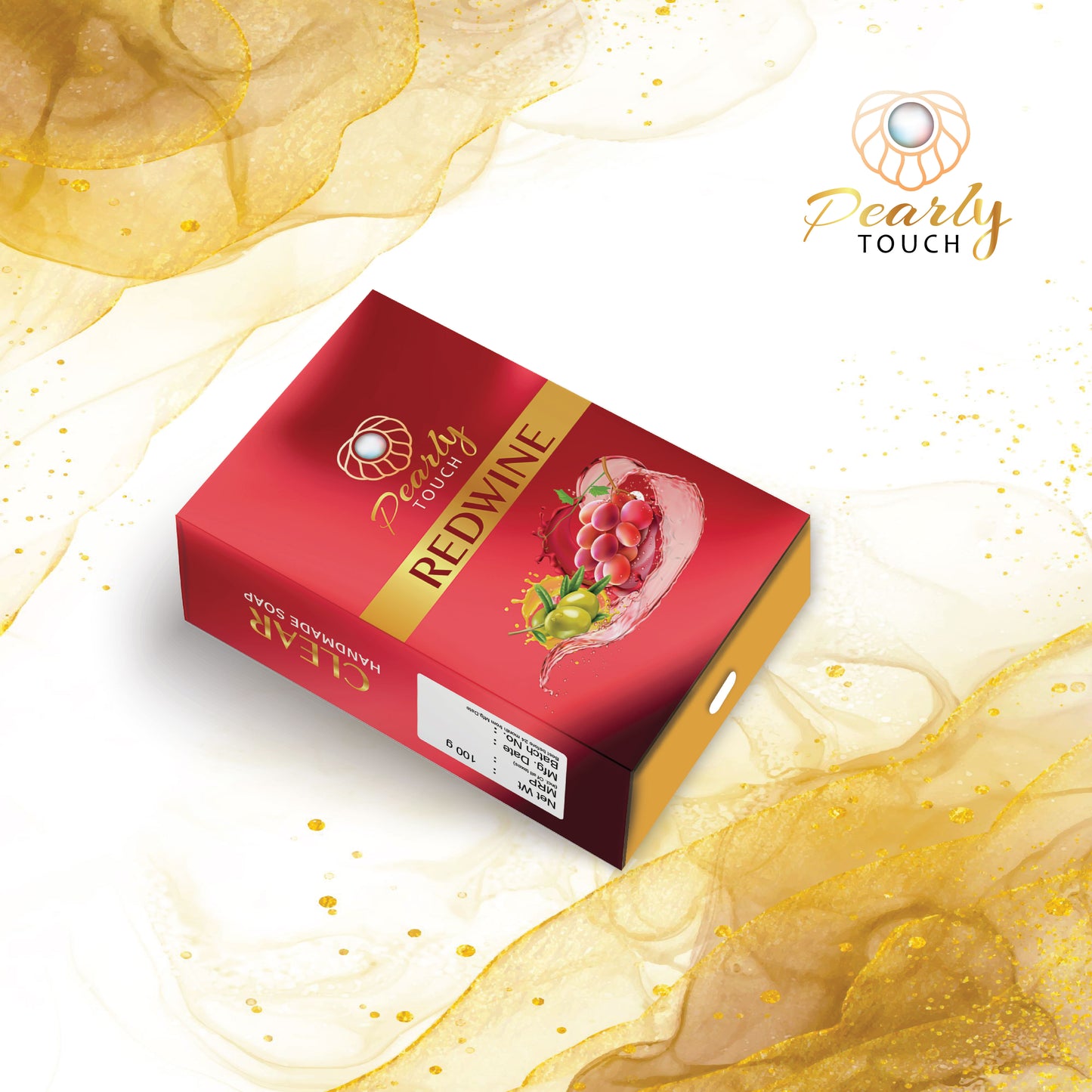 Red Wine Soap Clear Based