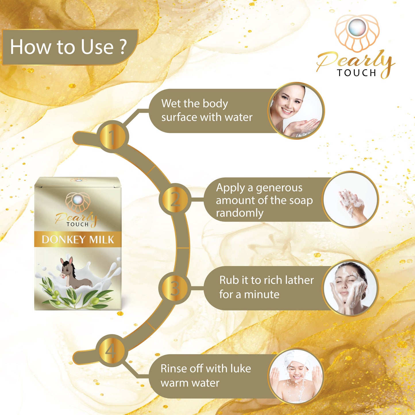 Donkey Milk Soap Clear Based